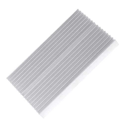 Aluminium Kühlkörper 100x60x10 mm, Heatsink mit guter Wärmeleitfähigkeit, Kühlkörper für LED, Verstärker, Transistor, IC, PC, CPU Kühler, Alu Kühlflosse für effiziente Wärmeableitung von Ldafava