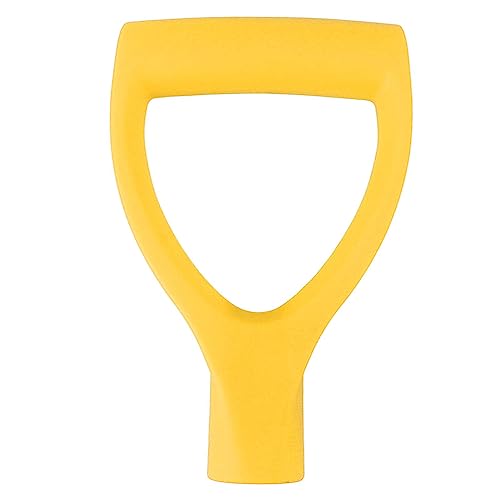 Langlebiger Kunststoffschaufelgriff D Grip Ergonomisches Design für verbesserte Griffstärke und Effizienz bei Gartenentfernung Ausgrabungswerkzeuge 32mm ID Schnelle Installation (Schwarz) (Rot) (Gelb) von Ldafava