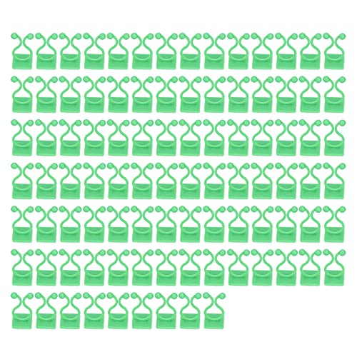 Ldafava 100 Stück Pflanzenklettern Wandleuchte Wandreben Fixes Clip Self Adhesive AST Fixture Sicherung Clip (Grün) von Ldafava