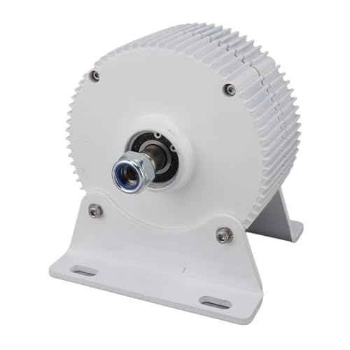 Ldafava 3 Phase Generator Permanent Magnet Synchroner Generator Dualwelle 24 V Hocheffizienz Windturbinen -Wechselstromgenerator für vertikale horizontale Windturbinen Aluminiumlegierung (400W) von Ldafava