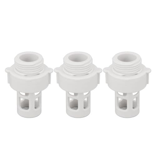 Ldafava 3PCS -Schlauchabflussstecker Stecker Langlebiger Kunststoff -Poolrohr -Rohradapter Wasserentwässerungsstecker Austausch für 10184 Runde Schwimmbäder 25mm Gewinde von Ldafava
