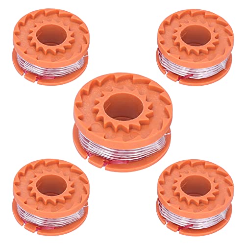 Ldafava 5PCS Rasenmäher Linie Spool Ersatz Fit für WG150E WG151E WG154E WG155E WG157E WG160E WG163E von Ldafava