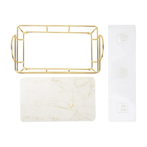 Ldafava Arbeitsplatten-Organizer, Kosmetik-Aufbewahrungsregal, Stabiler, großer, multifunktionaler Display-Organizer für Badezimmer, Schlafzimmer, Küche, Wohnzimmer, Büro, Heimdekoration, von Ldafava