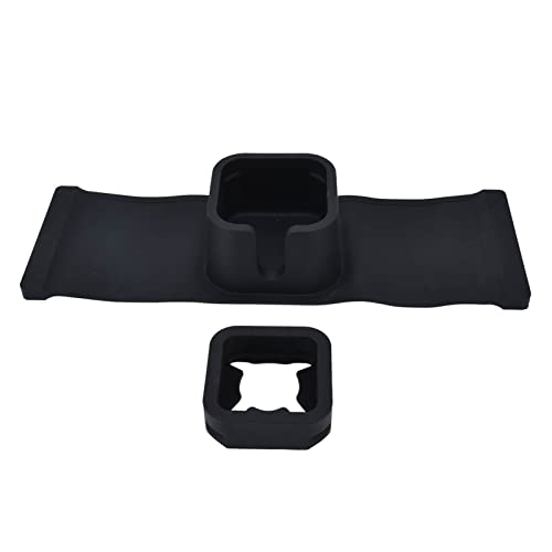 Ldafava Cup Halter Couch Arm Cup Halter Sofa Arm Tasse Tablett Silikonkörper für Wohnzimmer Balkon (Normal schwarz) von Ldafava