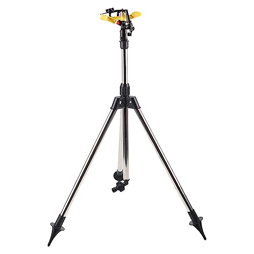 Ldafava Dreibein-Wasserbewässerungswerkzeug aus Edelstahl, Sprinkler-Automatiksystem, höhenverstellbar, rotierende Düse für die Bewässerung von Garten, Rasen, Blumen und Pflanzen, Ldafava Dreibein-Wasserbewässerungswerkzeug aus Edelstahl, Sprinkler-Automatiksystem, höhenverstellbar, rotierende Düse für die Bewässerung von Garten, Rasen, Blumen und Pflanzen, von Ldafava