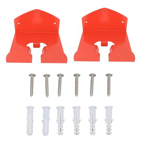 Ldafava Garten Trimmer Rack Stahl Wandmontaged Tool Hanger Robuster stabiler Organisator für Garage Garten Aufbewahrung Orange 22.9x12.7cm 2pcs Ldafava Garten Trimmer Rack Stahl Wandmontaged Tool Hanger Robuster stabiler Organisator für Garage Garten Aufbewahrung Orange 22.9x12.7cm 2pcs von Ldafava