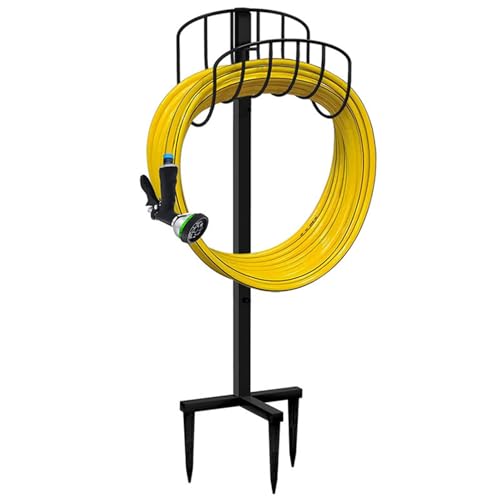 Ldafava Gartenschlauchhalter, Metallrohrhalterung, vertikales Lagerregal, abnehmbar, robust und langlebig, Unterstützung für Gartengeräte im Freien, Wasserschlauch-Organizer Ldafava Gartenschlauchhalter, Metallrohrhalterung, vertikales Lagerregal, abnehmbar, robust und langlebig, Unterstützung für Gartengeräte im Freien, Wasserschlauch-Organizer von Ldafava