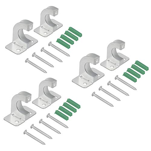 Ldafava Gartenschlauchrohrhalter -Wandmontage Metall Rackhalter Haken für Außenwässerung langlebiger rostfester verzinkter Stahl 4,5 x 4,5 cm Set 6 mit Schrauben Ldafava Gartenschlauchrohrhalter -Wandmontage Metall Rackhalter Haken für Außenwässerung langlebiger rostfester verzinkter Stahl 4,5 x 4,5 cm Set 6 mit Schrauben von Ldafava