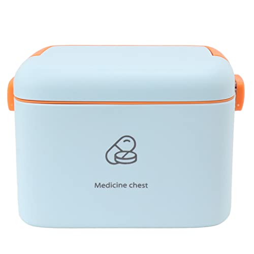 Ldafava Großmedizin Aufbewahrungsbox Organizer Container Familie Notfallmedizin Fall mit abnehmbarem Tablett verdickte PP -Material robust für Reisebereich für Reisecamping -Hausgebrauch (Typ a) von Ldafava