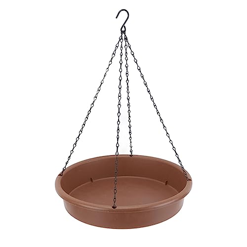 Ldafava Hängende Vogelbadebadefuttertablett rund Plastik im Freien Vogel Wasser Feeder große Kapazität langlebig leicht zu reinigen für Gartenhof Dekoration Brown 30,5 cm Ldafava Hängende Vogelbadebadefuttertablett rund Plastik im Freien Vogel Wasser Feeder große Kapazität langlebig leicht zu reinigen für Gartenhof Dekoration Brown 30,5 cm von Ldafava