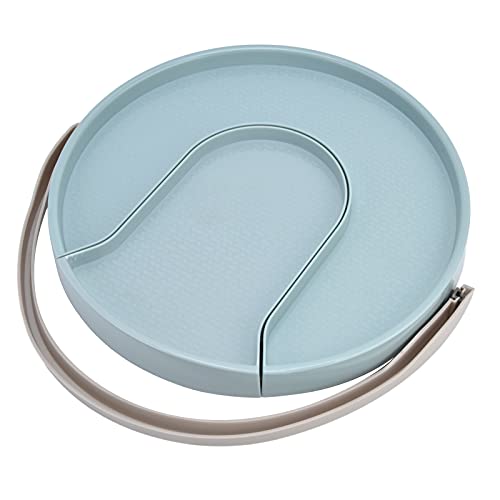 Ldafava Küchenaufbewahrung Turntable Non -Skid Küchengewürz Getränk Ausziehen Organizer Rack für Küchenschränke Speisekammer (Blau) von Ldafava