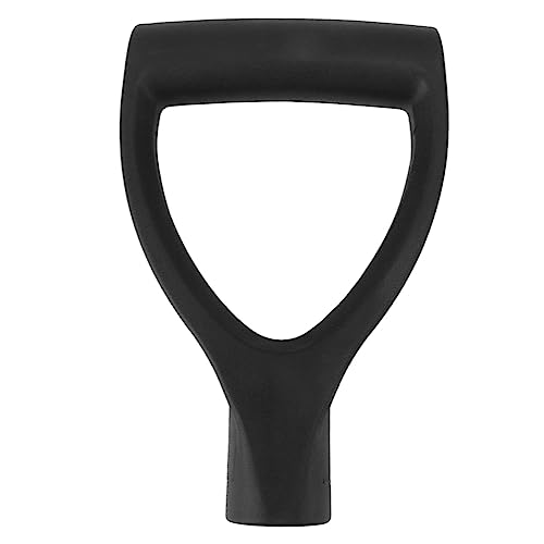 Ldafava Langlebiger Kunststoffschaufelgriff D Grip Ergonomisches Design für verbesserte Griffstärke und Effizienz bei Gartenentfernung Ausgrabungswerkzeuge 32mm ID Schnelle Installation (Schwarz) von Ldafava