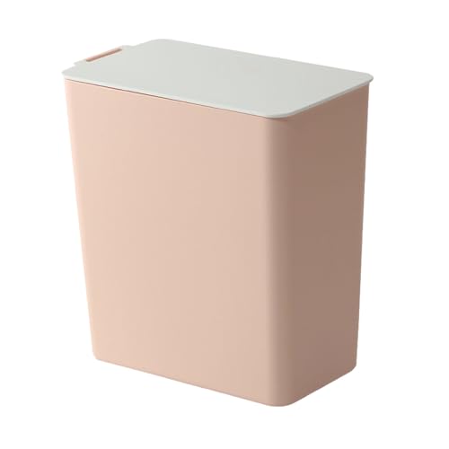 Ldafava Mini Mülleimer Can Desktop Arbeitsplatte Müllbehälter Plastik Küche Abfallkorb mit Deckel Nordic Style Compact Size Manual Flip Top für Office Home Küche Leicht Leichtes Gewicht (Hellrosa) Ldafava Mini Mülleimer Can Desktop Arbeitsplatte Müllbehälter Plastik Küche Abfallkorb mit Deckel Nordic Style Compact Size Manual Flip Top für Office Home Küche Leicht Leichtes Gewicht (Hellrosa) von Ldafava