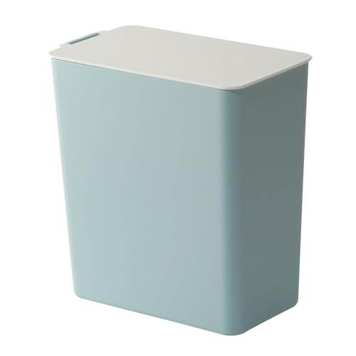 Ldafava Mini Mülleimer Can Desktop Arbeitsplatte Müllbehälter Plastik Küche Abfallkorb mit Deckel Nordic Style Compact Size Manual Flip Top für Office Home Küche Leicht Leichtes Gewicht (Hellblau) Ldafava Mini Mülleimer Can Desktop Arbeitsplatte Müllbehälter Plastik Küche Abfallkorb mit Deckel Nordic Style Compact Size Manual Flip Top für Office Home Küche Leicht Leichtes Gewicht (Hellblau) von Ldafava