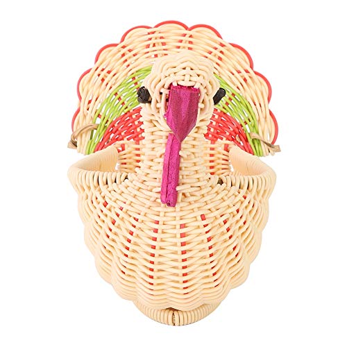 Ldafava Netter Desktop Mini Truthahnform Speicherkorb handgewebtes Korb Home Decoration Office Organisator Imitation Rattan 22x13x17cm Ldafava Netter Desktop Mini Truthahnform Speicherkorb handgewebtes Korb Home Decoration Office Organisator Imitation Rattan 22x13x17cm von Ldafava