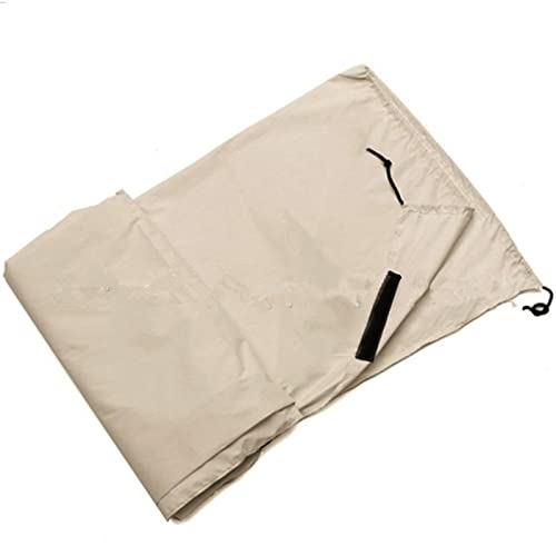 Ldafava Open Air Swimming Pool Roll Deckung Hochleistungswaterfestem Beschützer für Garten im Freien beige 190T Polyester TAFT silberbeschichtetes Stoff S M L Größe (L: 730 * 76 cm) von Ldafava