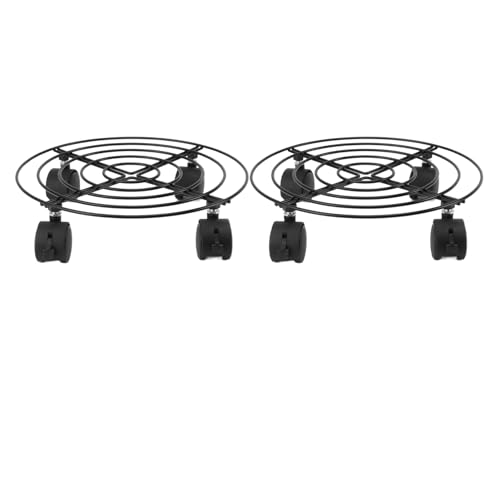 Ldafava Outdoor -Pflanze Dolly mit abschließbaren n Hochleistungsanlagen Ständer Basis für große Topfpflanzen im Innenbereich im Innenbereich im Außenbereich Eisen und PVC -Material 27 x von Ldafava