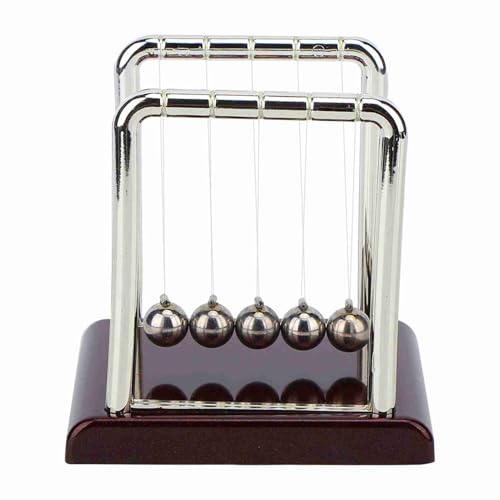 Ldafava Quadratform -Gleichgewicht Pendel Ball Spielzeug Spaß pädagogische Physik Schreibtisch Ornament für Home Office Decor Abs Plastikkugel S M L Größe (Kleiner Quadrat Billardball) von Ldafava