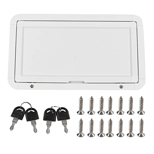 Ldafava RV externer Esstisch mit Schloss 25 kg Maximale Last Aluminiumlegierung für MPV -Boot Caravan (Weiß) von Ldafava