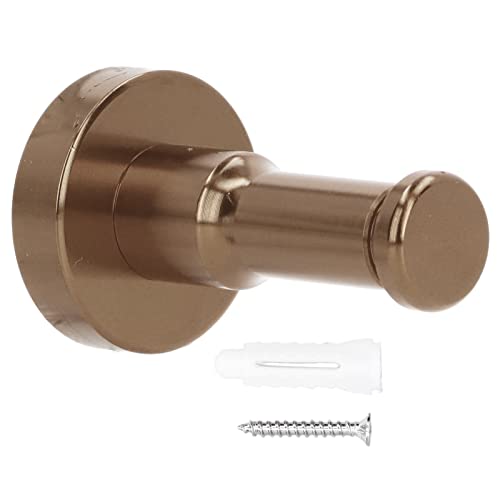 Ldafava Retro Badezimmerhaken, Handtuchhaken aus Aluminium, robuster Wandgarderobenhalter für Balkonküche (Antike Messingfarbe) von Ldafava