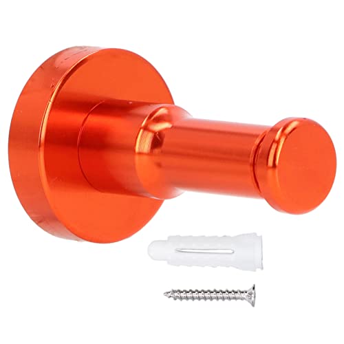 Ldafava Retro Badezimmerhaken, Handtuchhaken aus Aluminium, robuster Wandgarderobenhalter für Balkonküche (Schöne Orange) von Ldafava