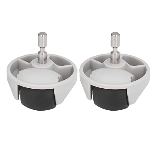 Ldafava Roboter -Kehrmaschine Universal Caster Frontrad Ersatz Hochwertig haltbarer ABS -Gummi Einfacher Installation der stabilen Leistung für 1s S50 T4 T7 2pcs von Ldafava