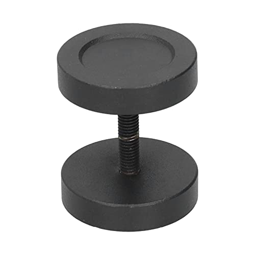 Ldafava Scheunentorknauf, Schiebetürgriff, Karbonstahl, runder Knauf, robust, langlebig, rostfrei, für Garagen, Schränke, Tore, Schuppen, schwarz, matt, mattierte Oberfläche, 5 x 5 cm, Ldafava Scheunentorknauf, Schiebetürgriff, Karbonstahl, runder Knauf, robust, langlebig, rostfrei, für Garagen, Schränke, Tore, Schuppen, schwarz, matt, mattierte Oberfläche, 5 x 5 cm, von Ldafava