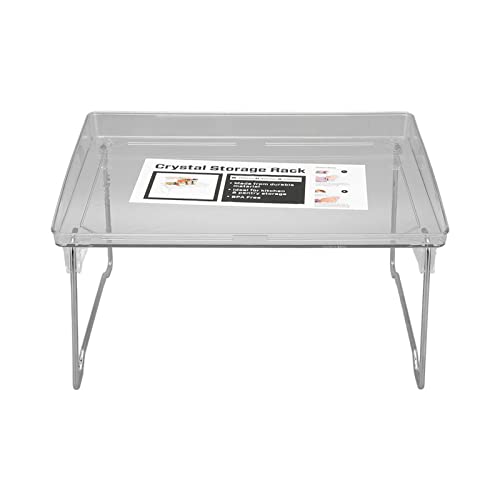 Ldafava Schreibtisch Organizer Rack Multifunktionales faltbares Edelstahl -Desktop -Lagerregal für Home Office Küche Langlebiges Haustiermaterial 12,2 x 6,5 x 8,7 Zoll von Ldafava