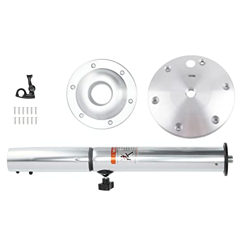 Ldafava Tischpodest -Kit -Höhenhöhe einstellbare Schreibtischbeine mit Oberflächenmontage Basis Universal für RV Yacht Aluminium Silber 555 mm 705 mm 4pcs von Ldafava