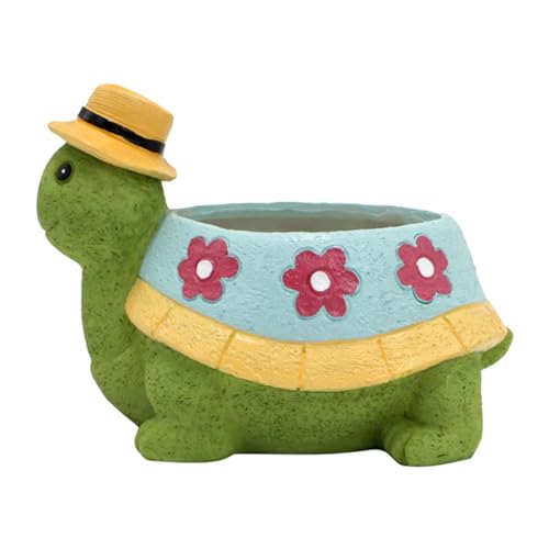 Ldafava Turtle Pflanzer niedliche Tierlandschaft ativen Blumentopf Harz Sukkulenten Topf für Außenterrasse Gartenation Ldafava Turtle Pflanzer niedliche Tierlandschaft ativen Blumentopf Harz Sukkulenten Topf für Außenterrasse Gartenation von Ldafava