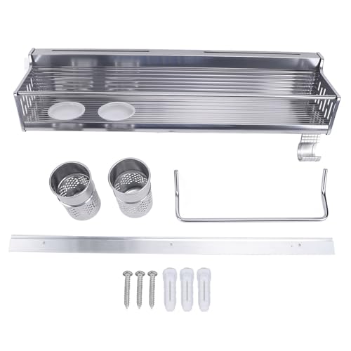 Ldafava Wandmontage Utensiltrack mit Essstäbchenhalter RAG Rack Edelstahl Platz sparende Wand Utensil Organizer Rack für Stäbchenschneider Gewürz Ldafava Wandmontage Utensiltrack mit Essstäbchenhalter RAG Rack Edelstahl Platz sparende Wand Utensil Organizer Rack für Stäbchenschneider Gewürz von Ldafava