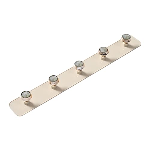 Ldafava Wandmontierte runde Haken 5 Haken Starker Klebstoff Multifunktions Wandhänger Rack für Badezimmer Küche Bauchmuskeln 35x4,5 cm Ldafava Wandmontierte runde Haken 5 Haken Starker Klebstoff Multifunktions Wandhänger Rack für Badezimmer Küche Bauchmuskeln 35x4,5 cm von Ldafava
