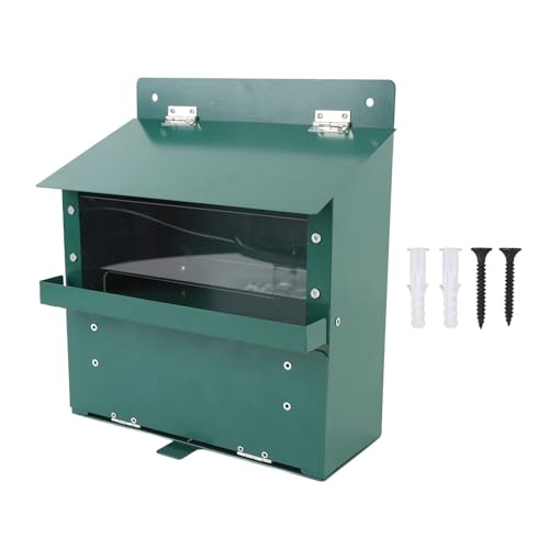 Metall -Eichhörnchen -Feeder mit transparenter Acrylplatte Pet Picknicktisch zusammengebautes Fütterungsbox für Garten -Eichhörnchen -Liebhaber im Freien von Ldafava