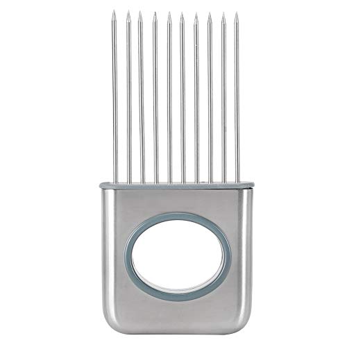 Multifunktionale Edelstahl -Zwiebelscheibe Halter -Zwiebel -Neddle -Küchenschneidewerkzeuge von Ldafava
