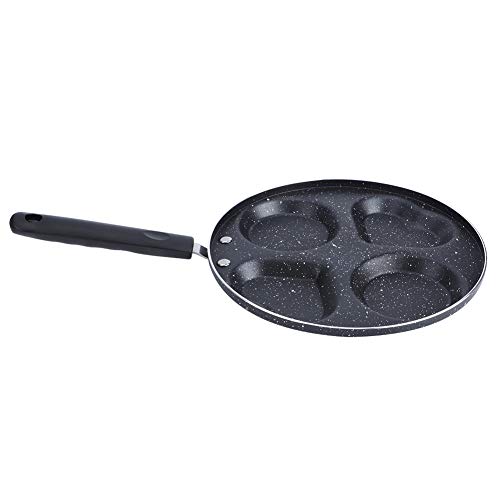 Non -Stick -Bratpfanne Multifunktion vier Loch Frühstück Kochpfanne Langlebige Aluminiumküchenutensilien für Home Restaurant Hotel Black 24.5cm Non -Stick -Bratpfanne Multifunktion vier Loch Frühstück Kochpfanne Langlebige Aluminiumküchenutensilien für Home Restaurant Hotel Black 24.5cm von Ldafava