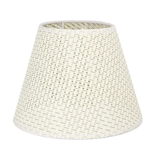 PE gewebte Tischlampe Schatten Beige tragen resistent gewebte Lichtabdeckung moderne Lampenschirm für Innenwandleuchten Kronleuchter Deckenlampen Stößen Lampen Tischlampen von Ldafava