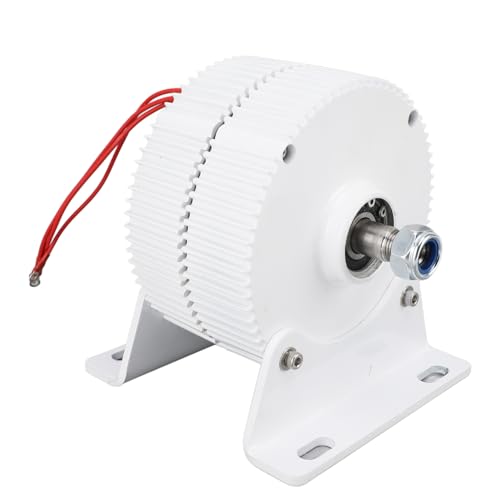 Permanenter Magnetgenerator 3 Phase Dualwellensynchronener Generator Alternator 12 V mit Basis für Windturbine (400W) von Ldafava
