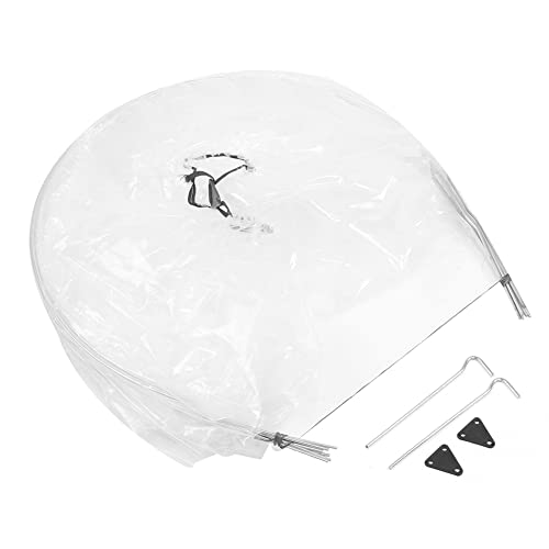 Pflanztunnel Tunnel Pflanzenschutz Gewächshaus Pflanzentunnel Haltbarer Plastikfilm Schattenabdeckung für ganzjährige Pflanzenschutz Kräuterblumengarten Easy Setup Kit von Ldafava