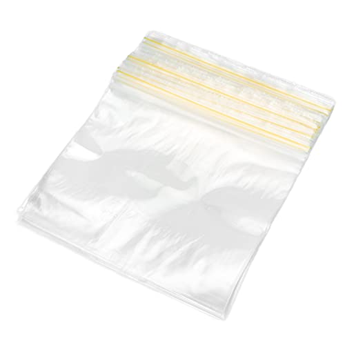 Polyethylen versiegelte Konservierungsbeutel wiederverwendbare luftdichte Lebensmittelablagentaschen für Gemüse Obst Snacks Home Kitchen Picknicks 30 Pack (30 kleine Trompeten) (Mittelgröße 30) von Ldafava