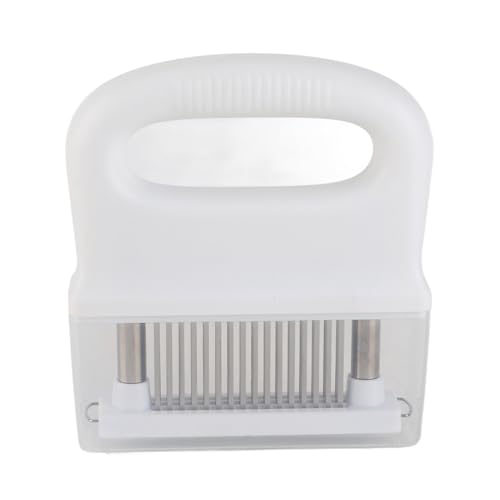 Professionelles Edelstahl -Fleisch -Tender -Werkzeug 48 Pin Lose Fleischnadelsteak Tenderer für die Heimküche Koch weißer Abs PC 160x160x35mmmm von Ldafava