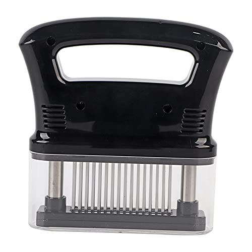 Professionelles Edelstahl -Fleisch -Tenderizer -Werkzeug mit 48 scharfen Nadeln effizient zart von Rindfleisch Hähnchen Schweinefleisch Fisch Steak Röstes Ergonomischer Griff von Ldafava
