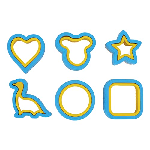 Sandwichschneider Edelstahl Nicht -Schlupfrost -Cartoon -Brot Presse Schimmelpilze für Kinder Lunchparty 6pcs Sandwichschneider Edelstahl Nicht -Schlupfrost -Cartoon -Brot Presse Schimmelpilze für Kinder Lunchparty 6pcs von Ldafava