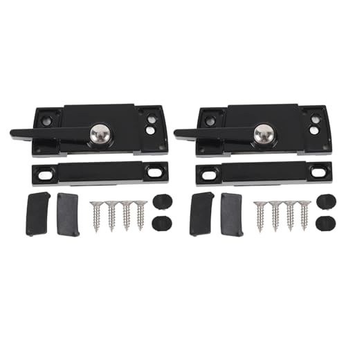 Schiebefenster Schärpe Sperre Hochleistungsgrößen sicheres Cam -Haken -Design Anti -Pry -Mechanismus für Aluminiumlegierungfenster Zinklegierung Konstruktion 2 Set Pack (Links) von Ldafava