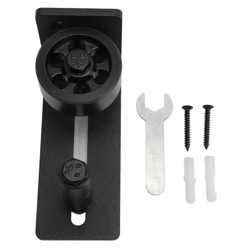 Schieberie -Scheunentürbodenhandbuch Premium Carbon Stahl einstellbarer Walzen Flush Bottom Stay Roller für zu Hause schwarz elegantes Design Einfache Installation Dauerhaftes Schieberie -Scheunentürbodenhandbuch Premium Carbon Stahl einstellbarer Walzen Flush Bottom Stay Roller für zu Hause schwarz elegantes Design Einfache Installation Dauerhaftes von Ldafava