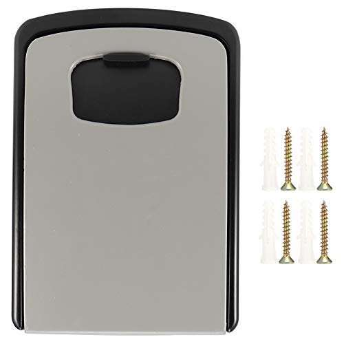 Schlüsselspeicherbox Passwort Sperre Box Secure Zink Alloy Key Safe mit Code -Sperre für Home Office Factory Warehouse Gray 14.5x10.5x5.5cm Schlüsselspeicherbox Passwort Sperre Box Secure Zink Alloy Key Safe mit Code -Sperre für Home Office Factory Warehouse Gray 14.5x10.5x5.5cm von Ldafava