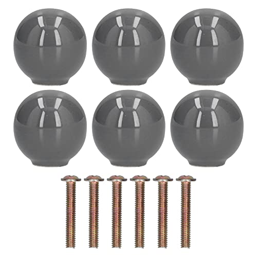 Schrankknöpfe Schubladenknöpfe Schrankgriffe schöne exquisite DIY Zinklegierung moderne einfache Schublade für Kleiderschränke Schubladen Möbel Schränke Seitentüren Material (1113 großes Grau) von Ldafava