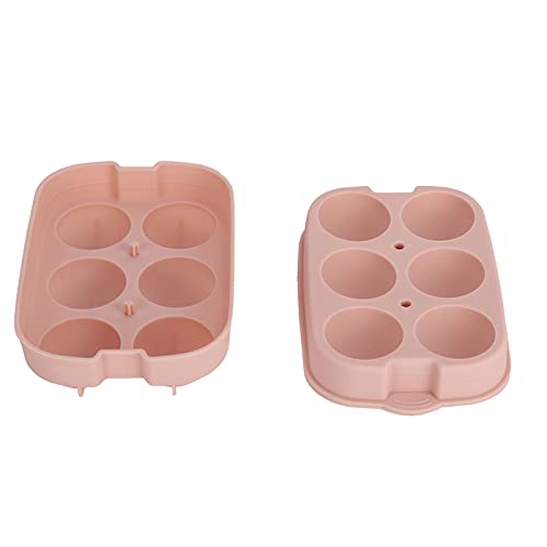 Silikon DIY Eiswürfel Form Ice Ball Maker Mould Tray für Home Bar Party Cocktail Verwenden (Leichtpulver 6 Kugeln 45 mm) von Ldafava