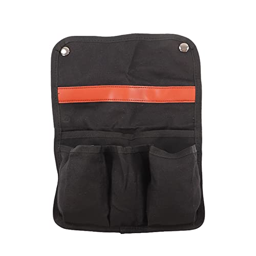 Stuhl Side Organizer Multifunktionaler Aufbewahrungstasche Seitbeutel Camping Strand Leichter Abnutzungskleidung Widerstand gegen Leinwand Outdoor Armlehnen Organizer (Khaki) (Schwarz) von Ldafava