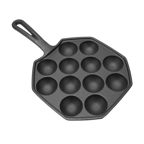 Takoyaki Pfanne Gusseisen Non -Stick 12 Gitter Tintenfleischbällchen Frittieren Schwung Schnelles Heizung für Heimküche Frühstück Kochen Takoyaki Pfanne Gusseisen Non -Stick 12 Gitter Tintenfleischbällchen Frittieren Schwung Schnelles Heizung für Heimküche Frühstück Kochen von Ldafava