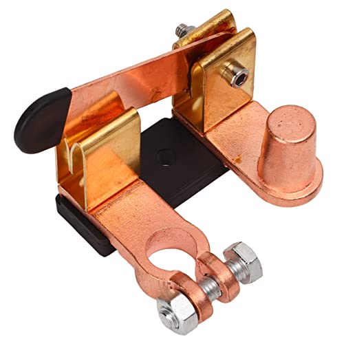 Vertikaler Messerblatt negative Batterie -Trennschalter Master -Master -Abschnitt Isolator Hochleistungsmessingleistung für das Auto RV ATV -Boot 12V 24 V Systeme von Ldafava